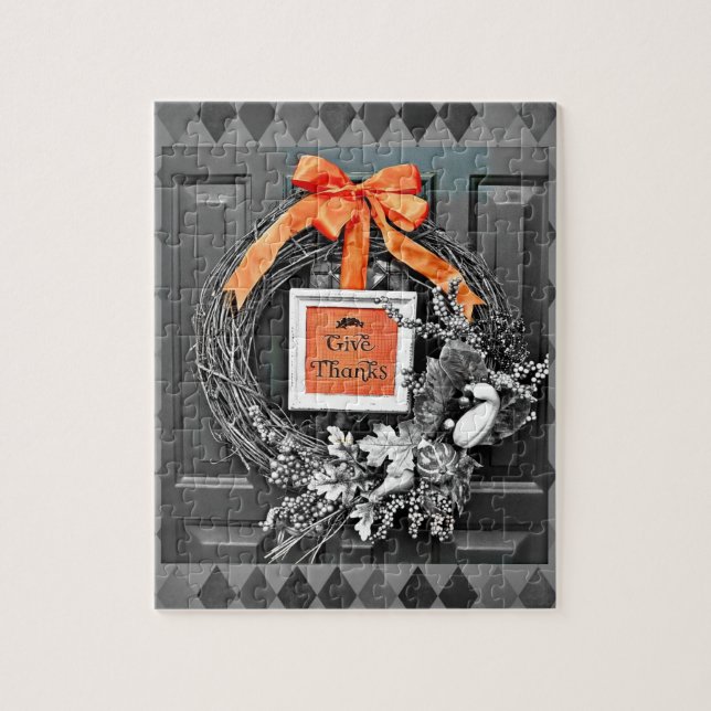 Puzzle Donnez Merci Wreath (Vertical)