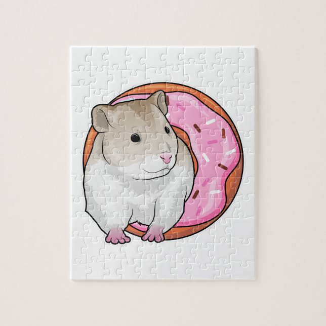 Puzzle Donut Hamster (Vertical)