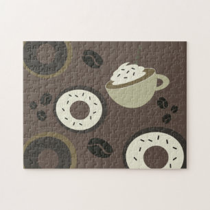 Puzzle Donuts aux grains de café Sucré Barista