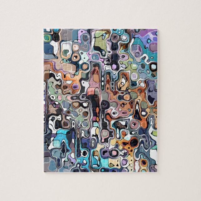 Puzzle Doodle numérique Abstrait 2 (Vertical)