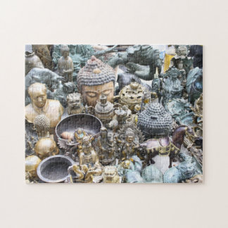 Puzzle d'or de photo de Buddahs