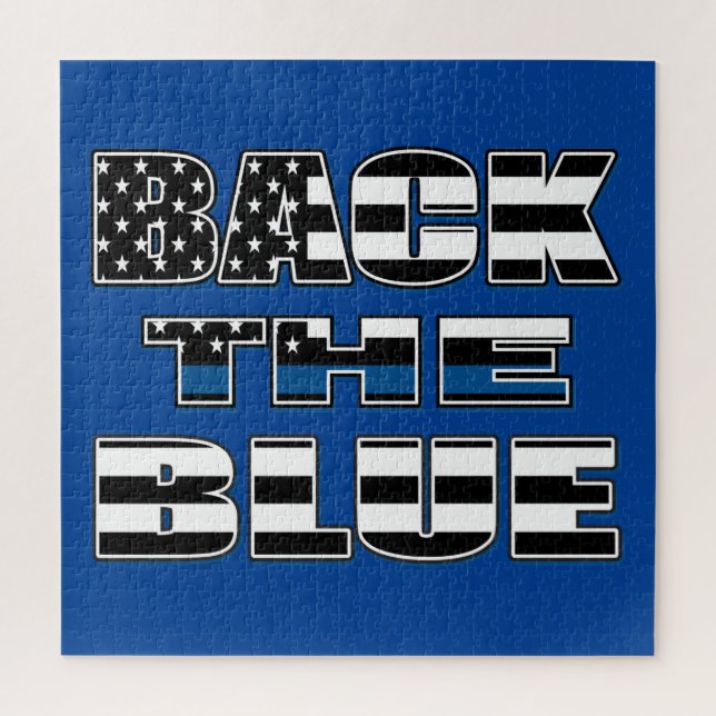 Puzzle Dos Bleu (Vertical)