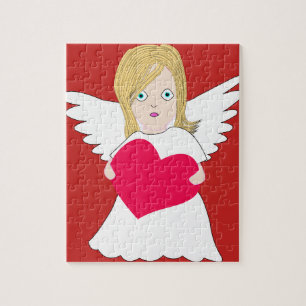 Puzzle douce fille ange