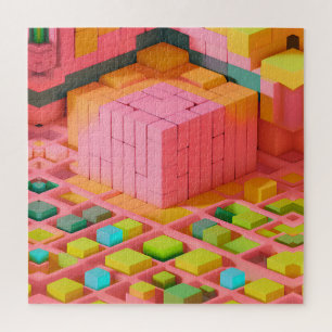 Puzzle Douceur aux couleurs vives