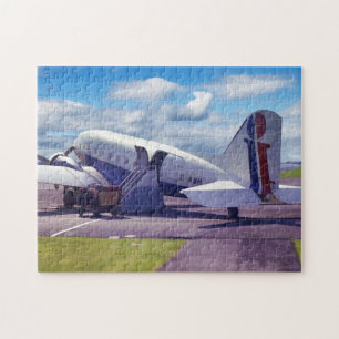 Puzzle Douglas DC3, prêt pour le départ
