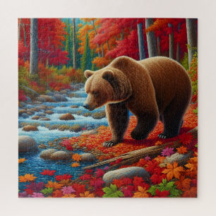 Puzzle d'ours d'automne