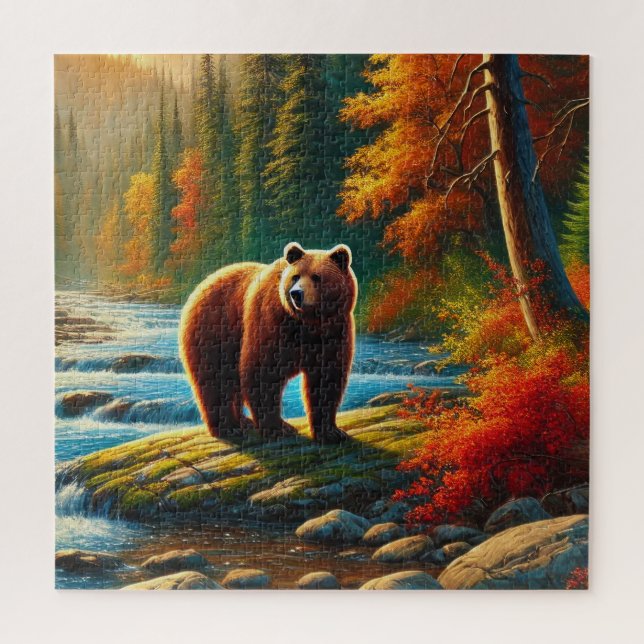 Puzzle d'ours d'automne (Vertical)
