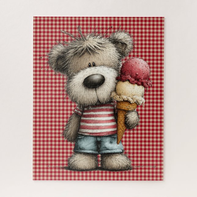 Puzzle d'ours d'été (Vertical)
