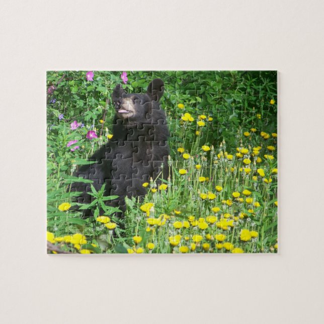 Puzzle d'ours noir (Horizontal)