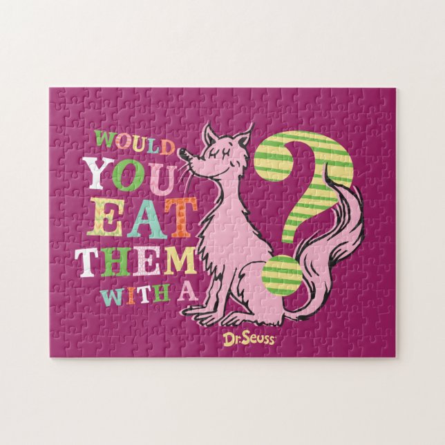 Puzzle Dr. Seuss | Les mangeriez-vous avec un renard ? (Horizontal)
