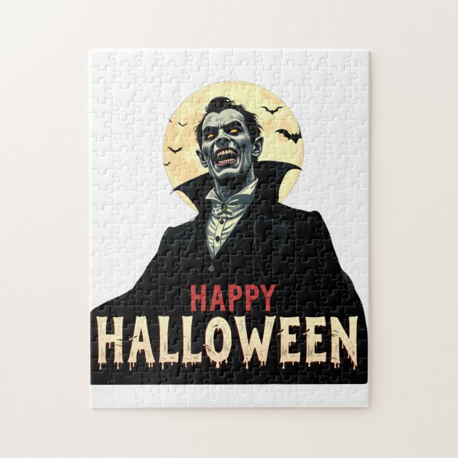 Puzzle Dracula vous souhaite une nuit Éffrayante (Vertical)