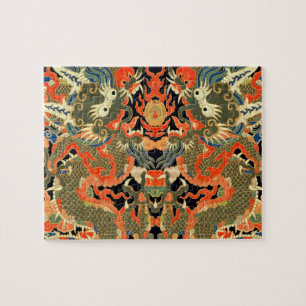 Puzzle Dragon asiatique chinois Art coloré