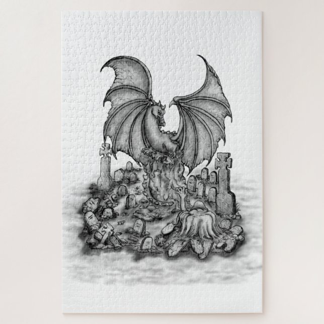 Puzzle Dragon avec Zombie (Vertical)