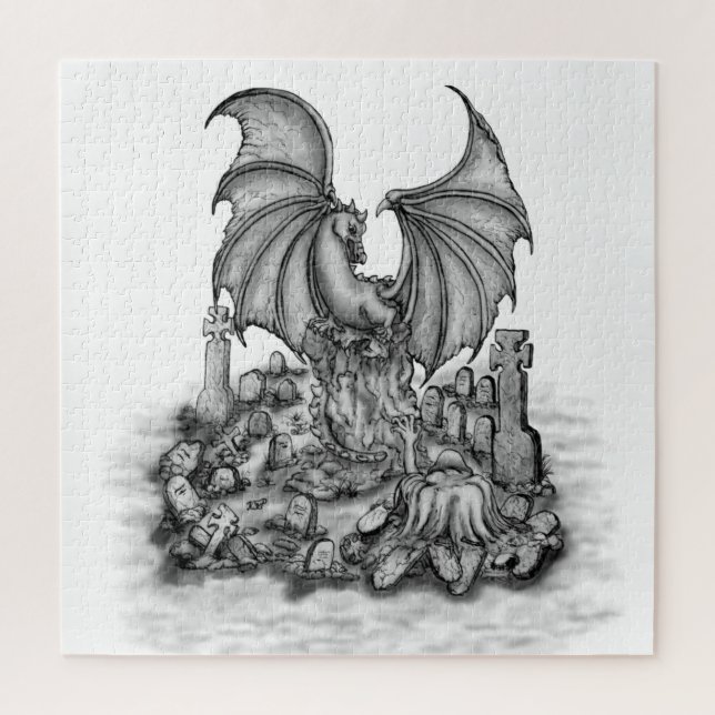 Puzzle Dragon avec Zombie (Vertical)