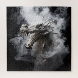 Puzzle Dragon Blanc Fumé