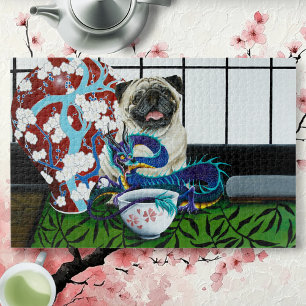Puzzle Dragon chinois de Chien carlin