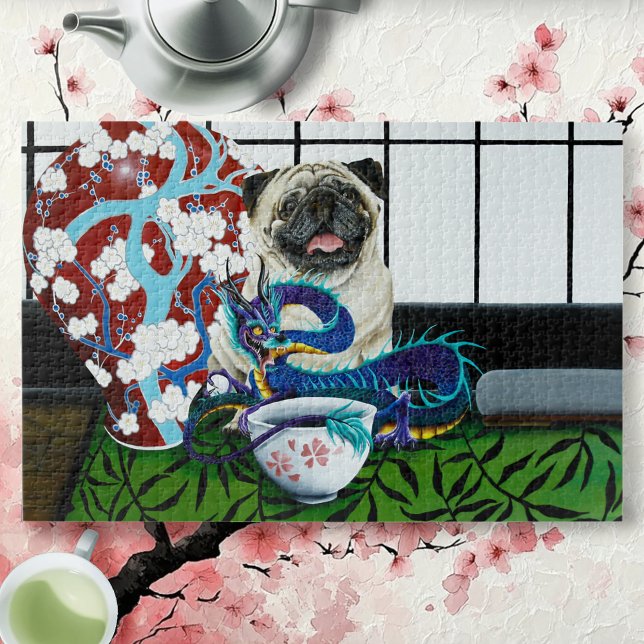 Puzzle Dragon chinois de Chien carlin (Créateur téléchargé)