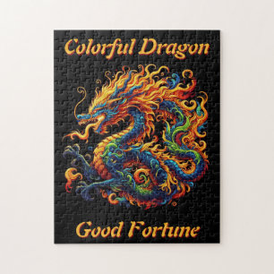 Puzzle Dragon coloré