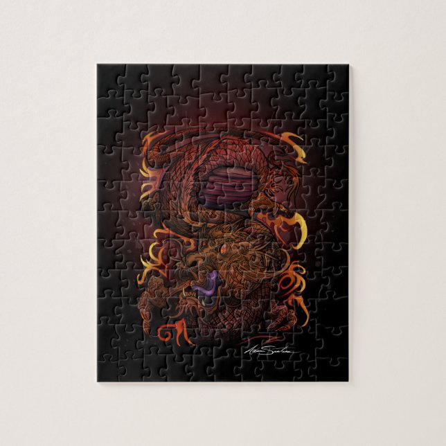 Puzzle Dragon (conception de signature) (Vertical)