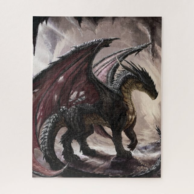 Puzzle Dragon Dans La Grotte (Vertical)