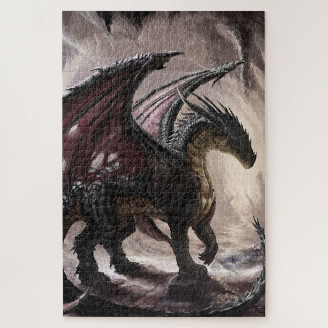 Puzzle Dragon Dans La Grotte (Vertical)