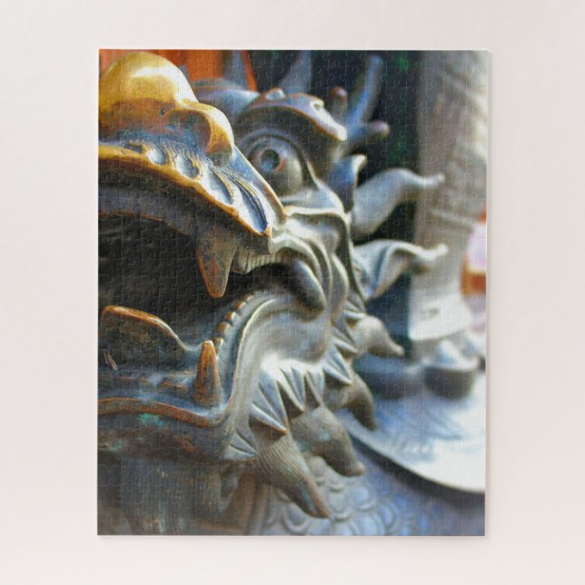 Puzzle Dragon de bronze - Shanghai, Chine - 16x20 - 520 p (Vertical)