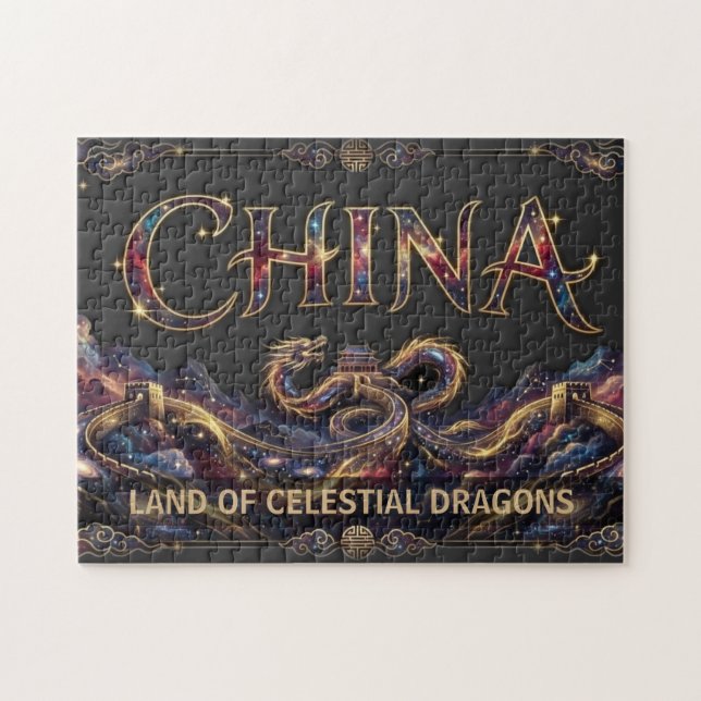 Puzzle Dragon de Chine cosmique Grande Muraille (Horizontal)