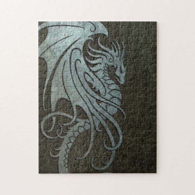 Puzzle Dragon de vol en acier industriel - aile gauche (Vertical)