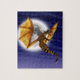 Puzzle Dragon d'or Imaginaire mythique Créature Ciel pour