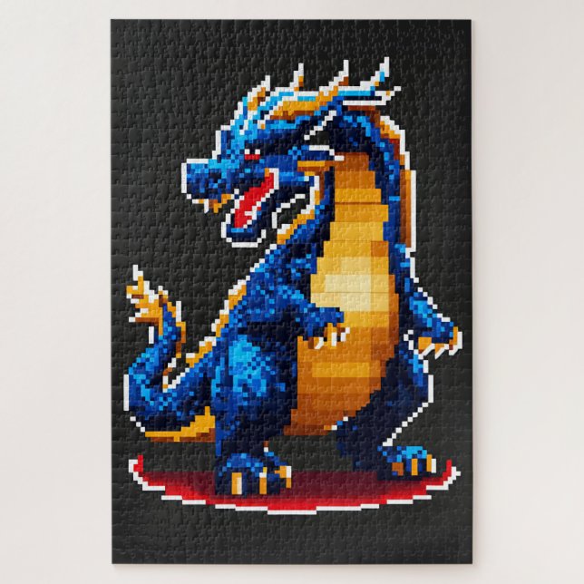 Puzzle Dragon en pixel art (Vertical)