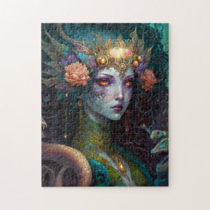 Puzzle Dragon Goddess Queen Imaginaire Art