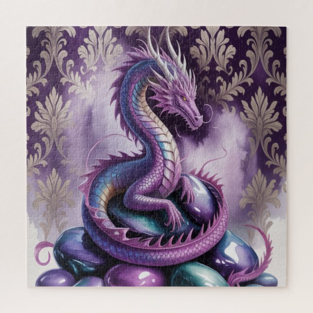 Puzzle Dragon gothique mystique pourpre (Vertical)