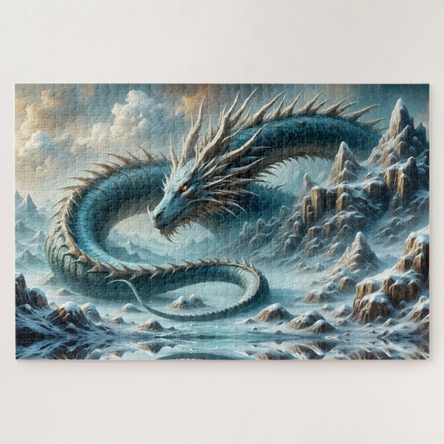 Puzzle Dragon se réveille dans un monde glacial (Horizontal)