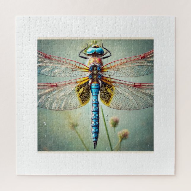Puzzle Dragonfly 260924IREF213 - Watercolor (Vertical)