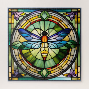 Puzzle Dragonfly en verre