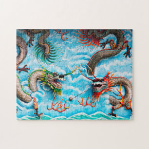 Puzzle Dragons Sculpture Singapour .