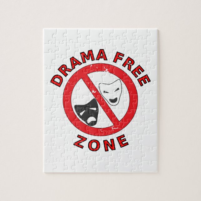 Puzzle Drama Free Zone (Vertical)