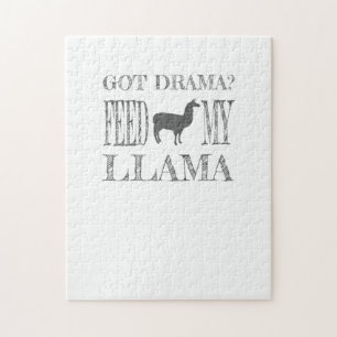 Puzzle Drama Llama a reçu un Feed Drama My Llama