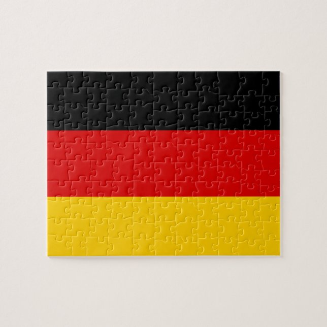 Puzzle Drapeau allemand & Patriotes - Ventilateurs Deutsc (Horizontal)