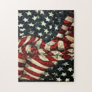 Puzzle Drapeau américain-Camouflage par Shirley Taylor