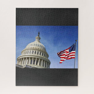 Puzzle Drapeau américain et fierté patriotique USA du Cap