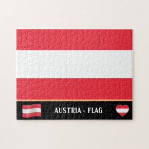 Puzzle Drapeau autrichien / Pays autrichien / Autriche