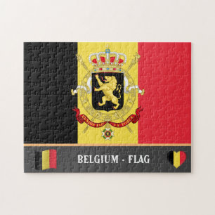 Puzzle Drapeau belge / Belgique Jigsaw Pu