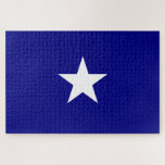 Puzzle Drapeau bleu Bonnie<br><div class="desc">Ce dessin est orné du drapeau Bonnie Blue, qui était une bannière associée à diverses époques à la République du Texas, à la courte durée de la République de Floride de l'Ouest, et aux États du sud de l'Amérique au début de la guerre de Sécession américaine en 1861. Il sert...</div>