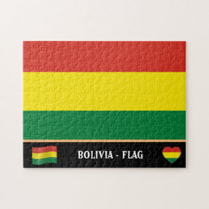 Puzzle Drapeau bolivien & pays bolivien / Bolivie