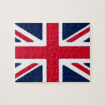 Puzzle Drapeau britannique Pop Art Voyage en Europe<br><div class="desc">Drapeaux mondiaux - Union Jack English National Flag Digital Arwork</div>