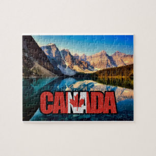 Puzzle Drapeau canadien au "Canada "