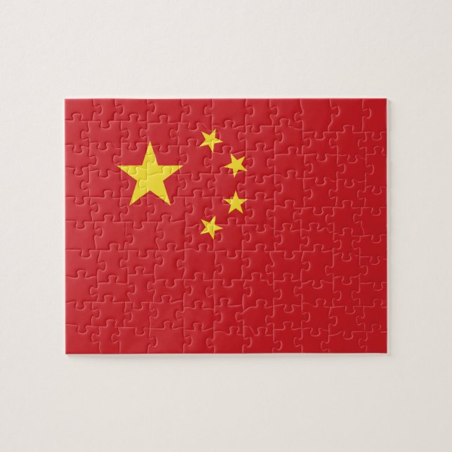 Puzzle Drapeau chinois (Horizontal)