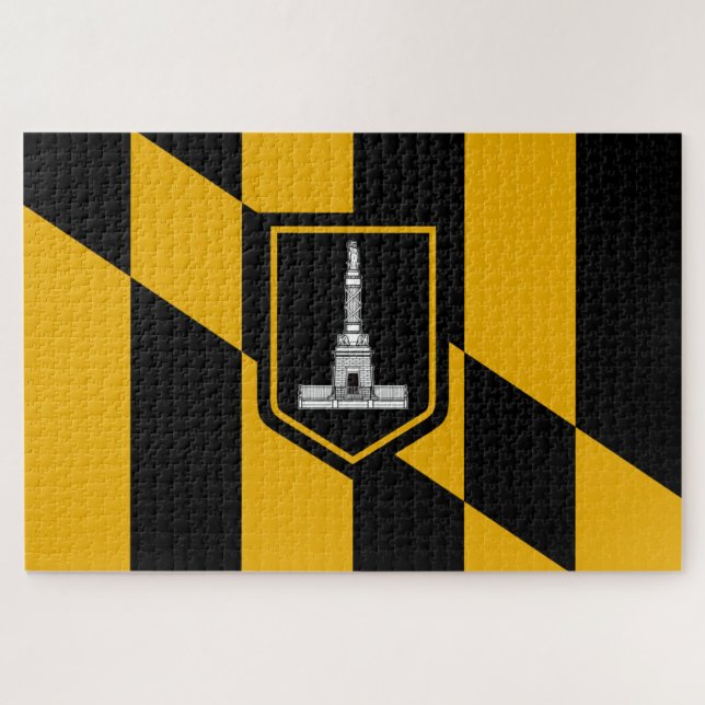Puzzle Drapeau de Baltimore (Maryland, États-Unis) (Horizontal)