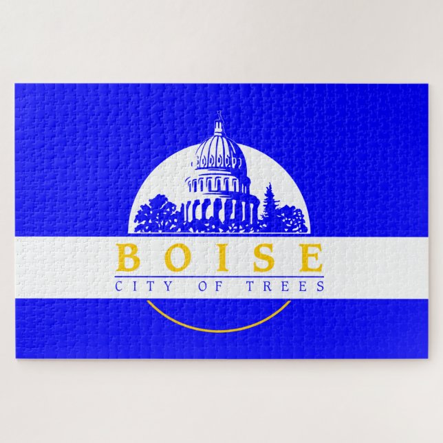 Puzzle Drapeau de Boise (Idaho City) (Horizontal)